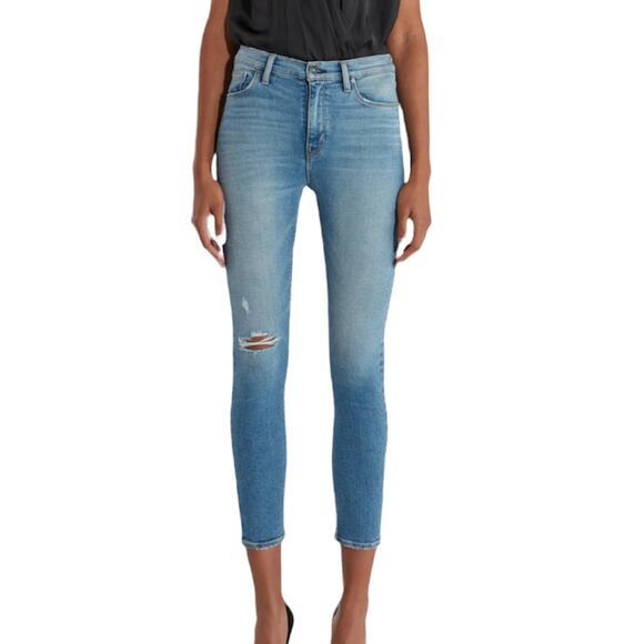 Hudson Holly High Rise Skinny Ankle Blue Jeans Women’s Size 34 NWT - Picture 3 of 10